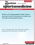 Review of Cardiometabolic Risk Factors Among Current Professional Football and Professional Baseball Players (The Physician and Sportsmedicine)