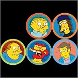 Simpsons Six Button Pack - Millhouse, Ralph, Jimbo, Comic Book Guy, Willie, Skinner