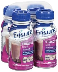 Ensure Muscle Health Creamy Milk Chocolate Liquid, 8-Ounce (Pack of 16)