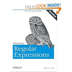 Mastering Regular Expressions (Nutshell Handbooks)