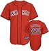 Mike Lowell Jersey: Adult 2010 Majestic Alternate Red Replica #25 Boston Red Sox Jersey - Small