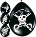 Image of Luftballons "Piratenschätze" 8er Pack