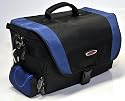 Professionelle Fototasche mit integriertem Regencape f&uuml;r die gro&szlig;e SLR Ausr&uuml;stung, starker Polsterung, schwarz/blau, inkl. getrennt nutzbarer Neoprentasche f&uuml;r Zubeh&ouml;r wie Speicherkarten, Akku oder Handy, (passend z.B. f&uuml;r Nikon D40/D40x/D60/D70/D80/D200/D300/D2Xs/ und Canon EOS 300D/350D/400D/30D/450D/40D, Olympus E-3/E300/E400/E410/E500/E510, Pentax K100/K200D/K10D/K20D, Panasonic DMC L1/L10, Sony A700/A300)