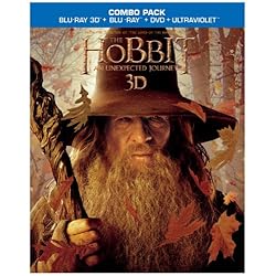 The Hobbit: An Unexpected Journey (Blu-ray 3D/Blu-ray/DVD + UltraViolet Digital Copy Combo Pack)