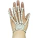 Ularmo New Hot Popular Chic Punk Gothic Bones Skull Skeleton Hand Fingers Ring Bracelet