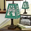 Michigan St - Art Glass Table Lamp (14in)