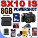 Canon Powershot SX10 IS 10MP 20x Optical Zoom Digital Camera SX10IS 2665B001 8GB SDHC Memory Card - Rechargeable NiMH Batteries Plus Rapid Charger - BigVALUEInc Accessory Saver Bundle + MORE