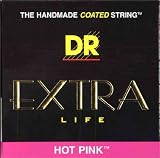DR Strings HOT PINK - Pink Coated Electric: 9, 11, 16, 24, 32, 42