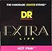 DR Strings HOT PINK - Pink Coated Electric: 9, 11, 16, 24, 32, 42