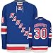 LUNDQVIST #30 New York Rangers RBK Premier NHL Hockey Jersey by Reebok (NHLPA Certified Custom Sewn Authentic Twill)
