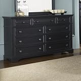 Carrington II Bedroom 9 Drawer Dresser in Black