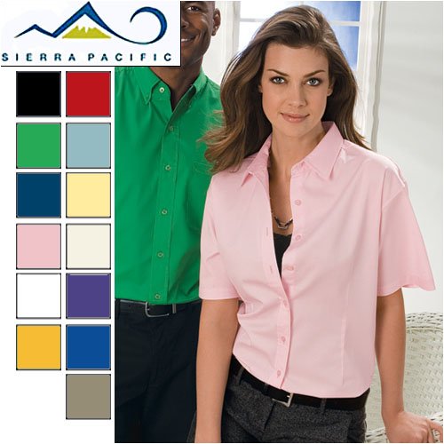 Click here to buy Sierra Pacific Ladies' SierraGuard Featherlite Short Sleeve Twill.