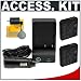 2 CTA Replacement Panasonic CGA-S005 Batteries and Mini Battery Charger for the DMC-FX8, DMC-LX1 & DMC-LX9 Digital Cameras
