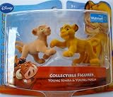 Disney Lion King Exclusive Flocked Mini Figure 2Pack Young Simba Young NalaIMAGE