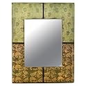 Leaf and Acorn Framed Mirror