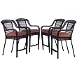 Madaga 2009 Wicker Gathering Height Dining Chair - Set of 4