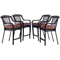 Madaga 2009 Wicker Gathering Height Dining Chair - Set of 4