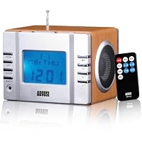 August Mb300 Cube Lecteur Mp3 Avec Radio Fm Et Reveil Lecteur De Carte Port Usb Et Entre Aux Prise Couteur 35 Mm 2 Haut-parleurs Hi-fi 3w Et Batterie Rechargeable Intgre Voir Offres Speciales Et Recevrez Un Cadeau Gratuit