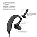 Bluetooth Headphones, Matone® V4.1 Wireless Bluetooth Headset Dual-Ear [Retractable Earbuds ] [Sport TPU Earhook] [Super Standby Headphones], Noise Cancelling Earbuds Earphones with Microphone（Black）