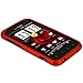 Orange Rubberized Snap-On Hard Skin Case Cover for HTC Droid Incredible 2 6350 New By Electromaster