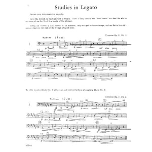 O4768 - Studies in Legato: Bass Trombone & Tuba (German Edition)