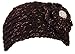 Sparkly Knit Winter Headband w/Jeweled Button (One Size)