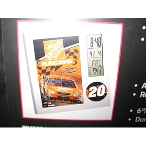 Tony Stewart Home Depot Racing Desk Clock Alarm Thermometer by Wincraft Racing