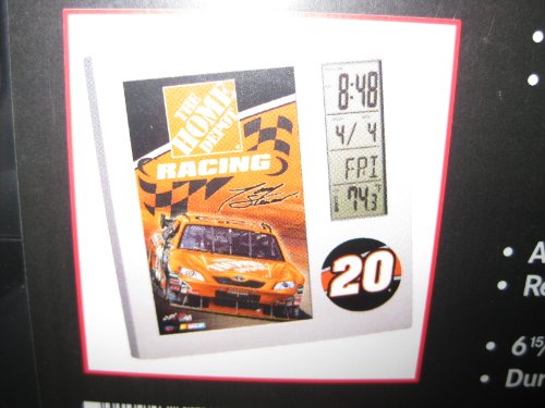 Tony Stewart Home Depot Racing Desk Clock/Alarm/Thermometer