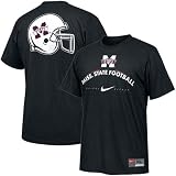 Nike Mississippi State Bulldogs Black 2008 Practice T-shirt