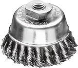 ＬＥＳＳＭＡＮＮ　工業用カップブラシ　Φ６５　高張度鋼線　線径０．３５　4425529 482114