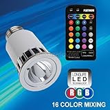 Multi-Color E27 LED Light Bulb with Remote Multi-Color E27 LED Light Bulb with Remote