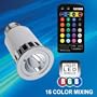 RGB E27 LED Lamp w/ Wireless Remote Controller