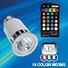 RGB E27 LED Lamp w/ Wireless Remote Controller