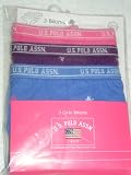 U.S. Polo Assn 3 pack Girls Bikinis 7/8, Med