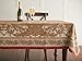Maison d' Hermine Table Cloth Rectangle Table 100% Cotton 54 x 72 Inches Tablecloth Reusable Decorative Everyday Use for Dining Room, Farmhouse, Home, Party, Festive & Wedding - Kashmir Paisley