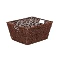 Rectangular Seagrass Storage Basket - Brown