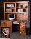 Solid Oak Computer Desk