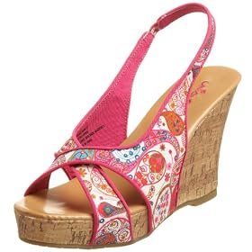 UNIONBAY Women's Divine Paisley Wedge Sandal