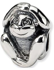 Reflections Beads Silver Goofy Monkey Animal Bead
