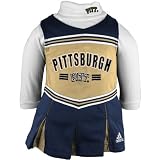adidas Pittsburgh Panthers Navy Blue Infant Two-Piece Cheerleader Dress