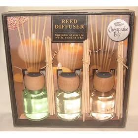 Chesapeake Bay LTD Reed Diffuser Sampler Set - 3 Bottles of Fragrance Oils: Green Tea,... from Home Fragrance