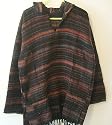 Tibetan Style Woollen Jacket with Hood - Beautifully soft, lightweight and warm - from Spiritual Gifts. Usually dispatched within 2 working days.