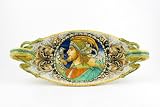 Handpainted Italian Ceramic Centerpiece by A. Binaglia, Deruta