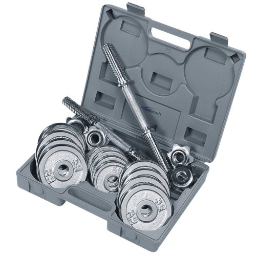 Royalbeach Chrom Hantelset 8 x 1,0 Kg, 4 x 0,5 Kg inkl. Koffer Preisvergleich