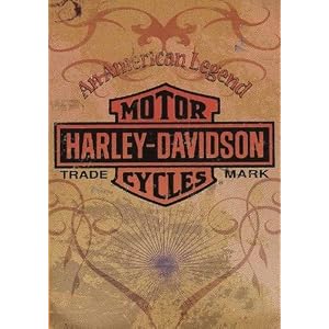 Licensed Harley Davidson Nostalgic Garden Flag 12.5