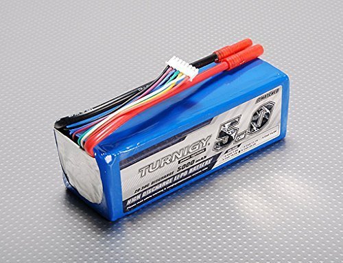 Turnigy 6S 5000mAh Lipo Battery Pack 22.2v 20-30C 6 cell by Turnigy
