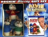 Alvin and the Chipmunks Rockin' Blu-ray Gift Set with Chipmuck Plush Dolls