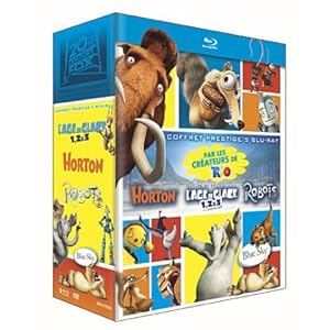 L'Âge de Glace 1 - 2 - 3 - Robots - Horton - Coffret 5 Blu-ray + 1 DVD Bonus