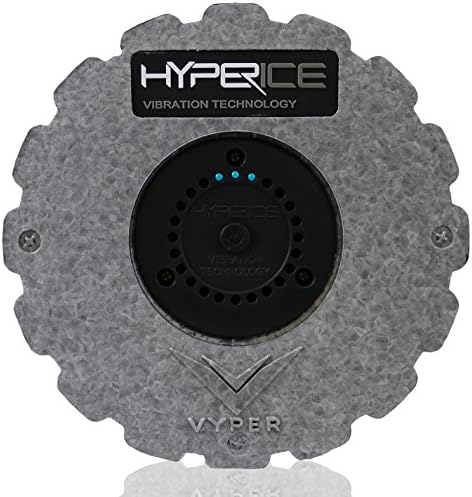 HyperIce Vyper - 3 Speed Vibrating Foam Roller for Muscles - Ideal For Myofascial Release - Deep Tissue Massage - Relieve Muscle Pain And Stiffness Like The Professionals - Gray - 11 Inches Long