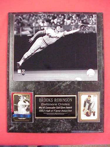 Orioles Brooks Robinson 2 Card Collector Plaque